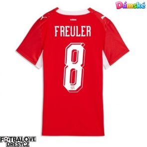 Švýcarsko Ruben Vargas #17 Dámské Domácí Dres MS 2026 Krátký Rukáv